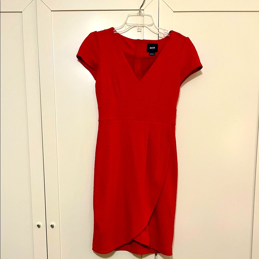 Maeve Red dress from Anthropologie X small